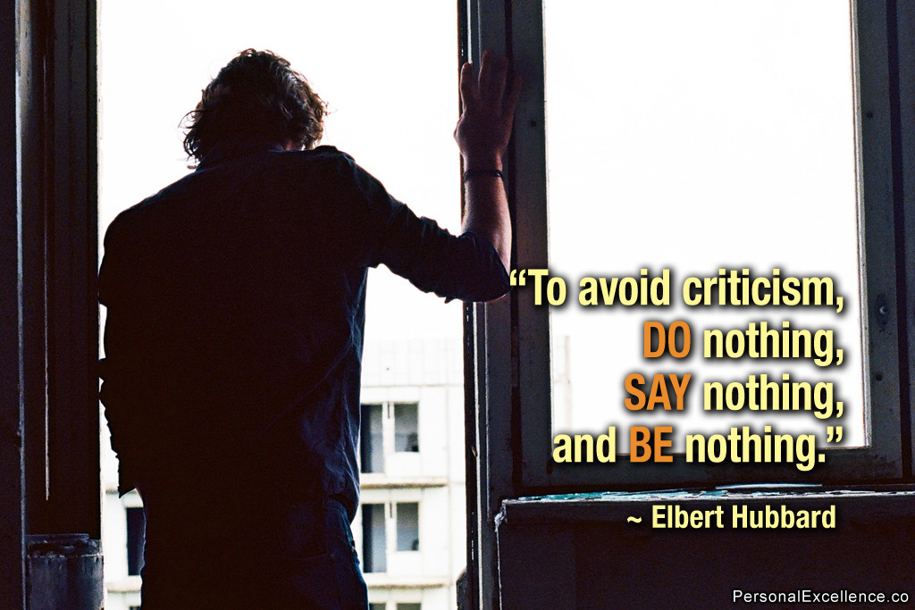 Avoid Criticism